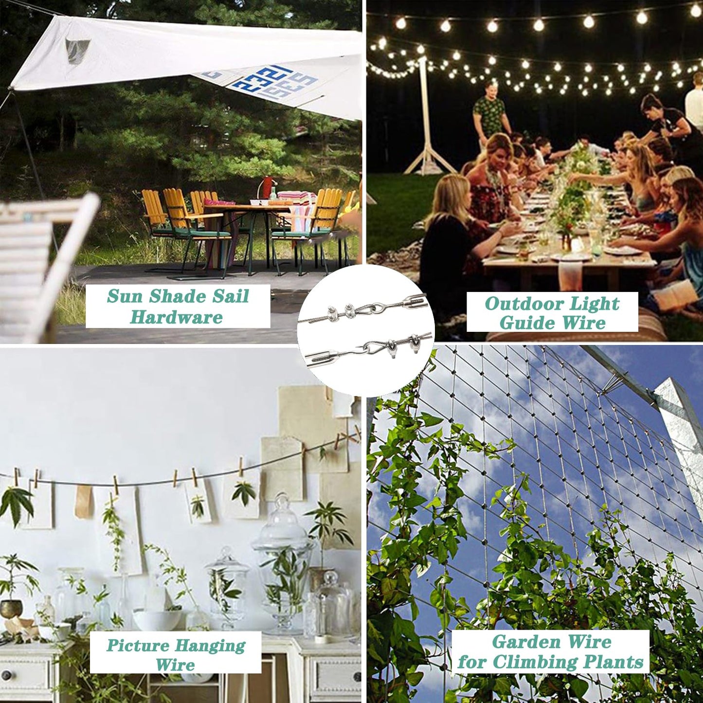 20 Meter Multi Purpose Stainless Steel CLOTHESLINE