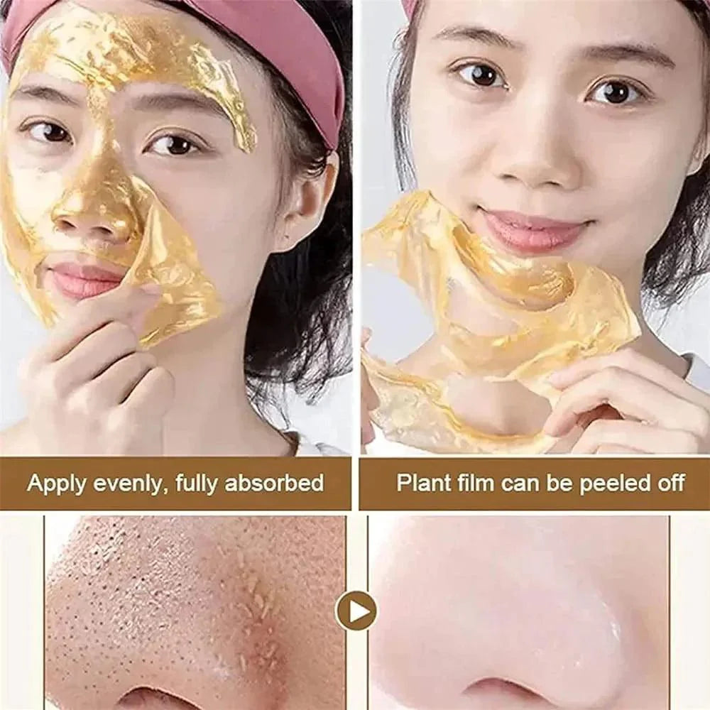Deep Moisturizing Brightening Anti-aging Lifting Gold Mask Pouch