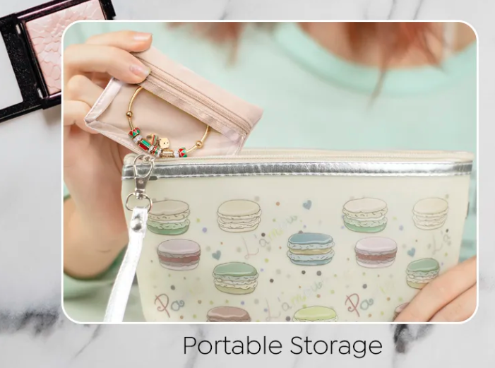 Travel Jewelry Case with 12 Pouches