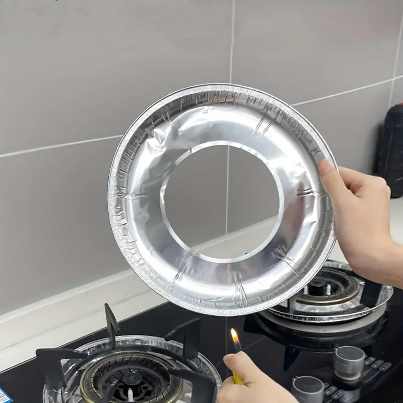 Aluminium Stove Protector - 10 Pcs