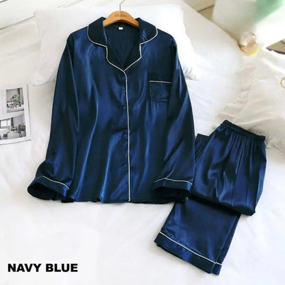 Silk PJ Night Suit Set