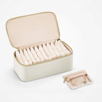 Travel Jewelry Case with 12 Pouches