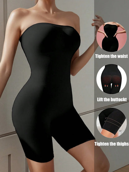 Strapless Shapewear Bodysuit – Tummy Control