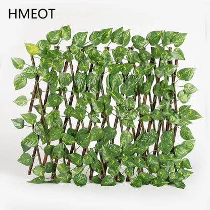 Leaf wooden terrace fence