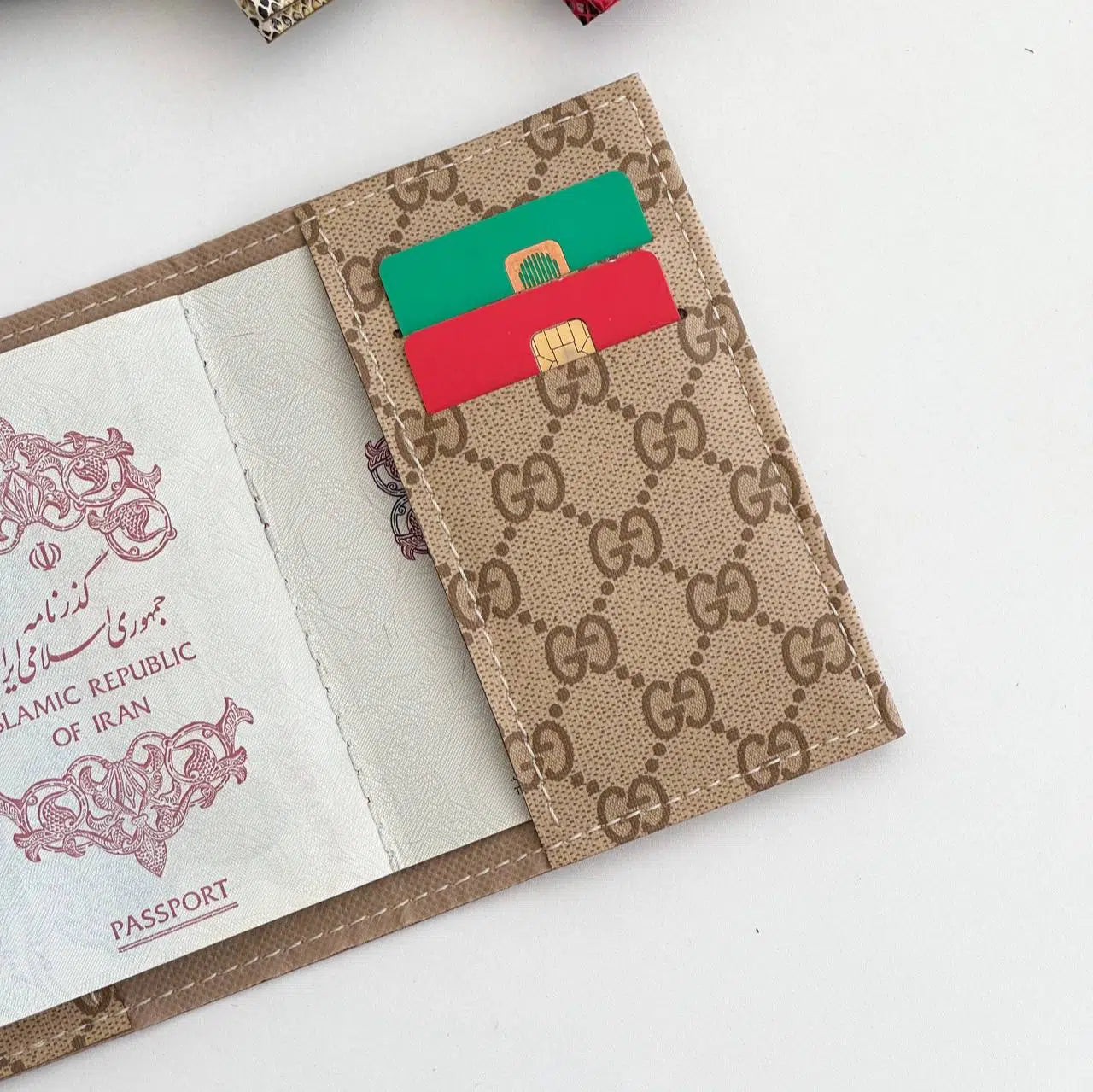 Premium Passport Cover with Metal Logo