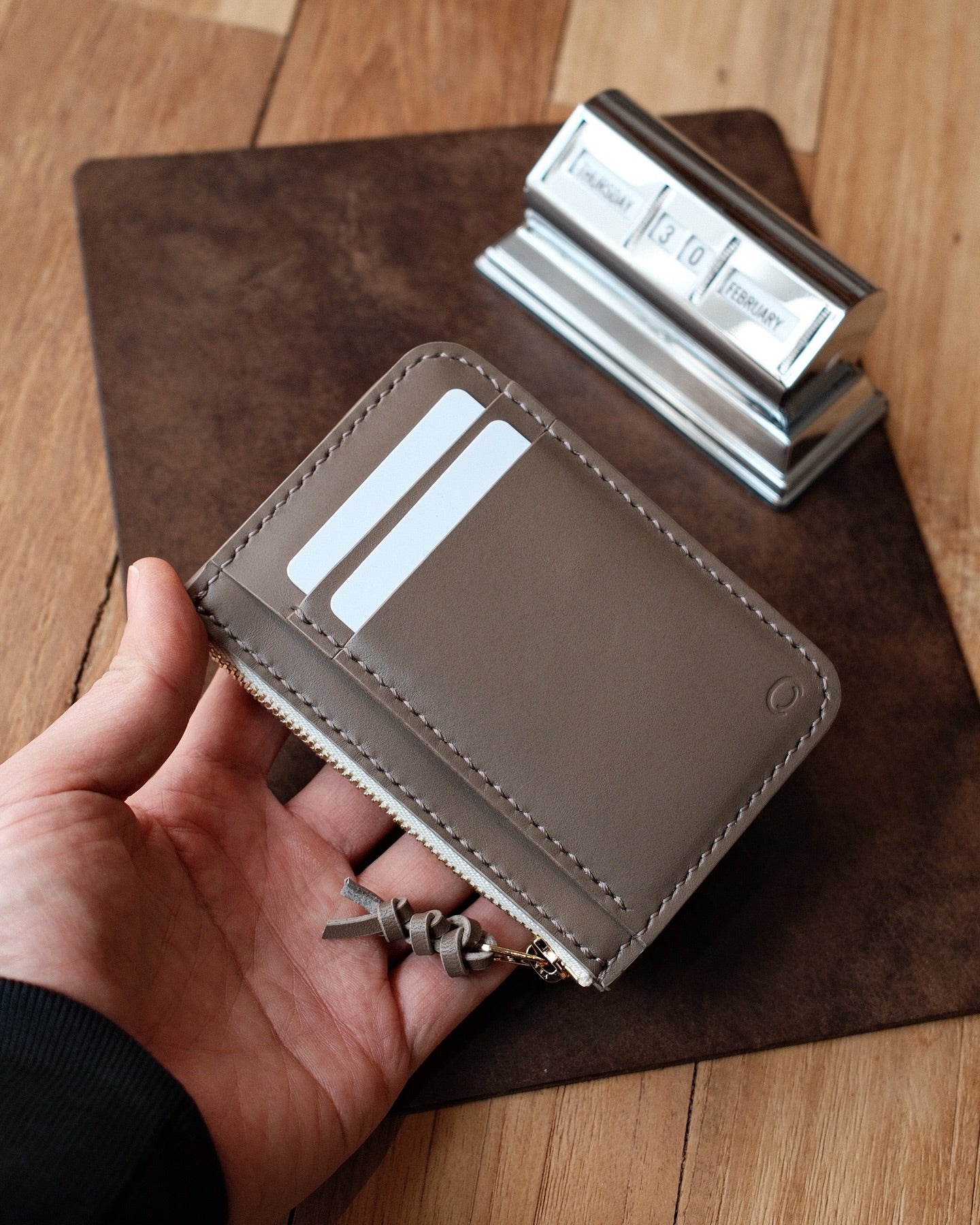 Leather Small Wallet👜