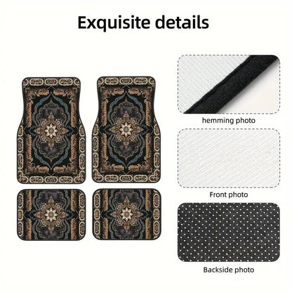 Oriental Car Mats- Complete Set of 4