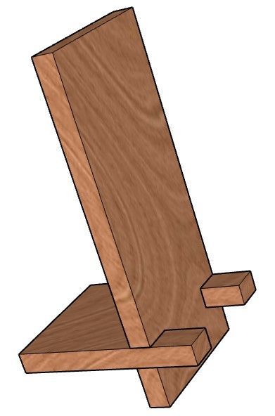 WOODEN MOBILE PHONE STAND