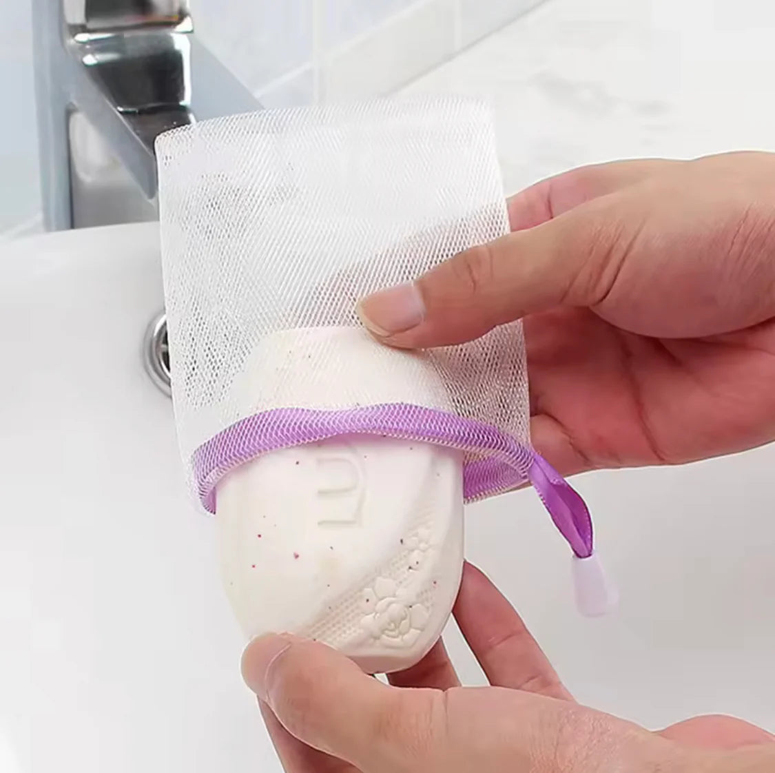 Exfoliating Mesh Soap Bag- Pack of 5