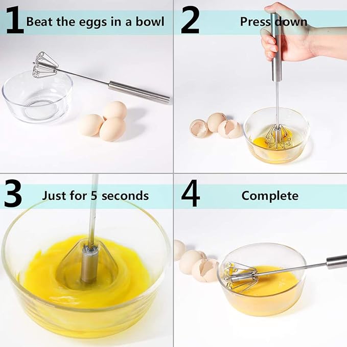 Semi-Automatic Egg Beater