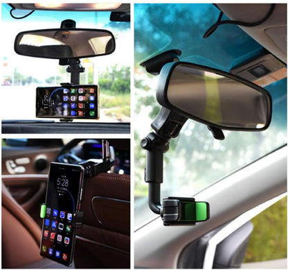 Multifunctional Rearview Mirror Phone Holder