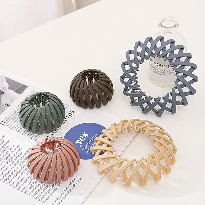 Lazy Bird's Nest Plate Hairpin- Pack of 2