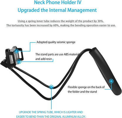 360° Rotating Neck Phone Holder