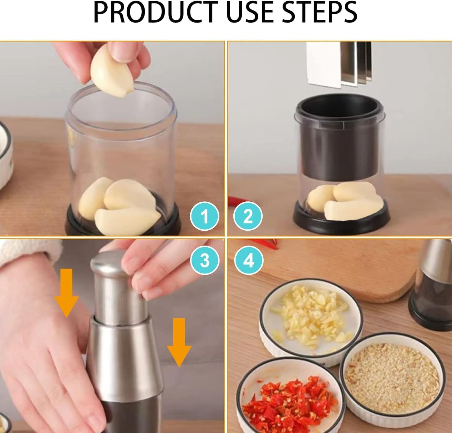 Pressed Garlic Chopper