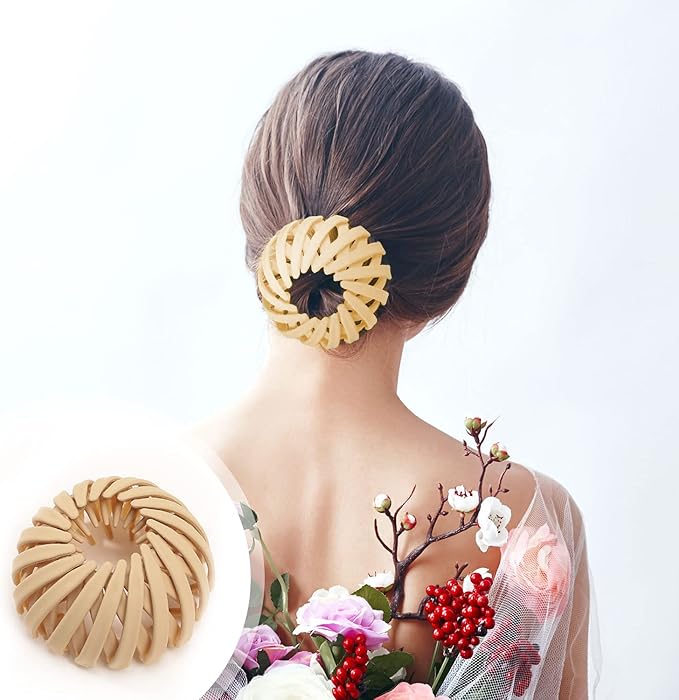 Lazy Bird's Nest Plate Hairpin- Pack of 2