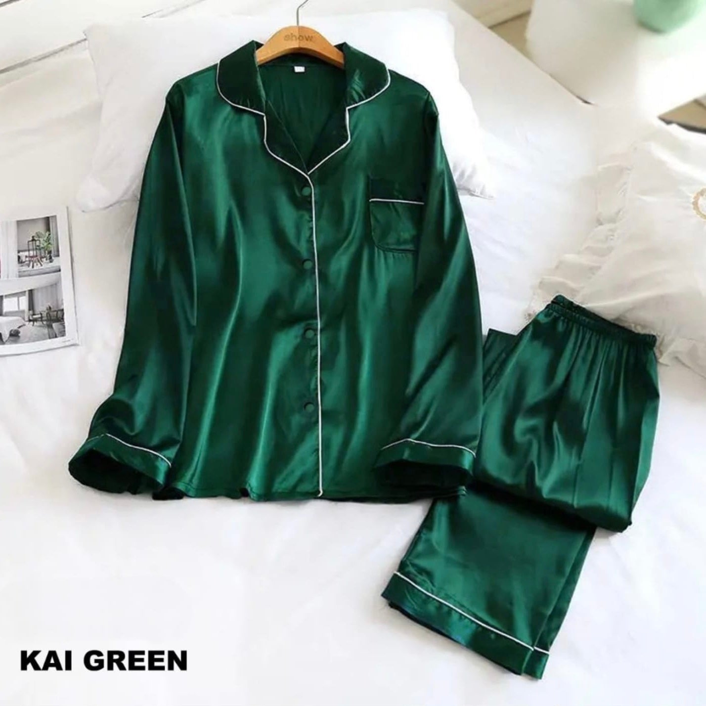 Silk PJ Night Suit Set