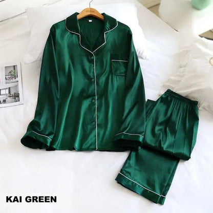 Silk PJ Night Suit Set