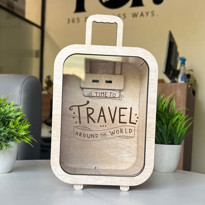💰 Suitcase Piggy Bank