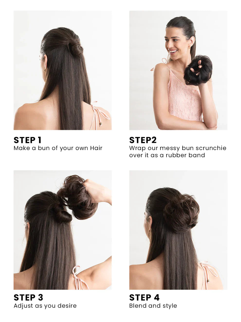 Premium Messy Hair Bun Scrunchies