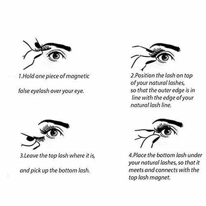 Hard Magnetic Lashes