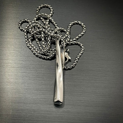 Twisted Vertical Bar Pendant