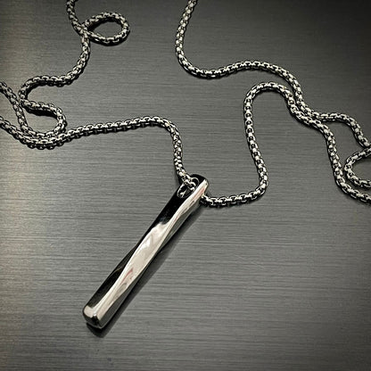 Twisted Vertical Bar Pendant