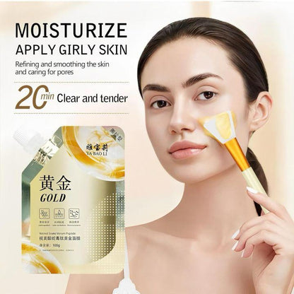 Deep Moisturizing Brightening Anti-aging Lifting Gold Mask Pouch
