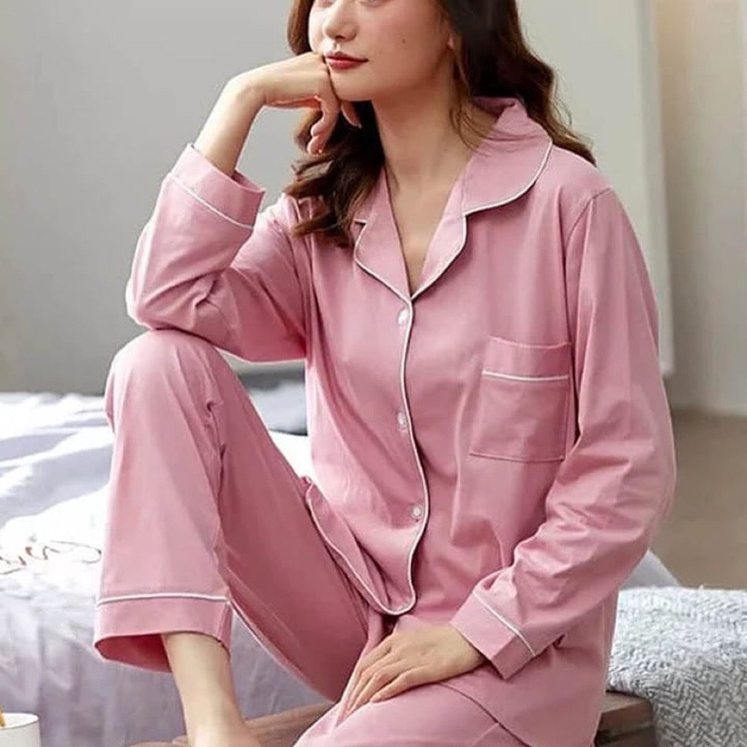 Silk PJ Night Suit Set