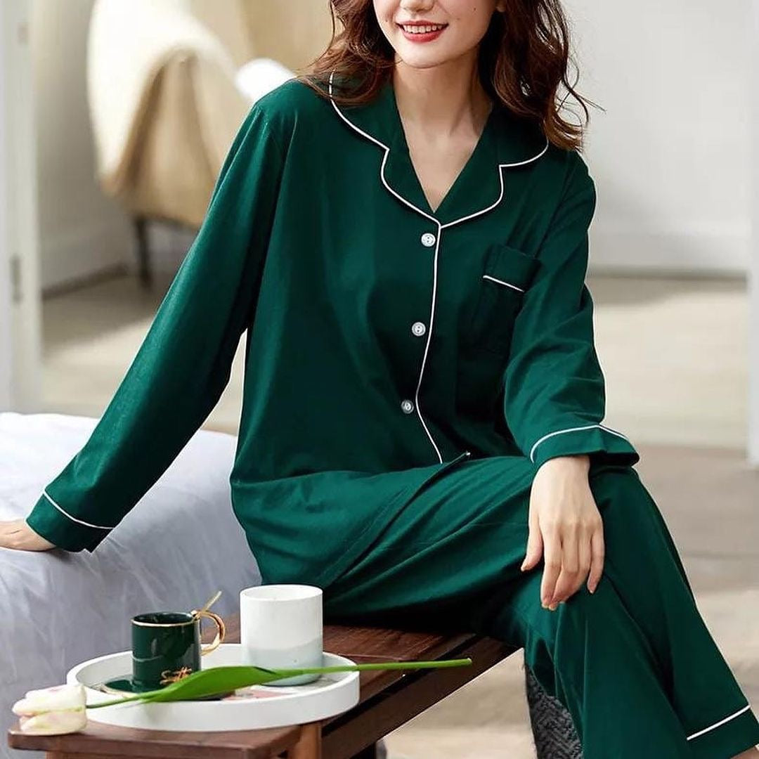 Silk PJ Night Suit Set
