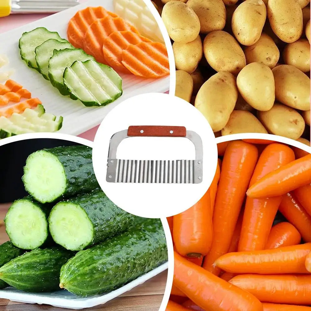 Stainless Steel Crinkle Cutter