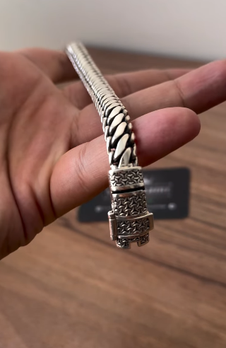 Heavy Woven Snake Bracelet