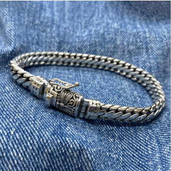 Heavy Woven Snake Bracelet