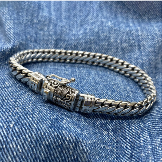 Heavy Woven Snake Bracelet