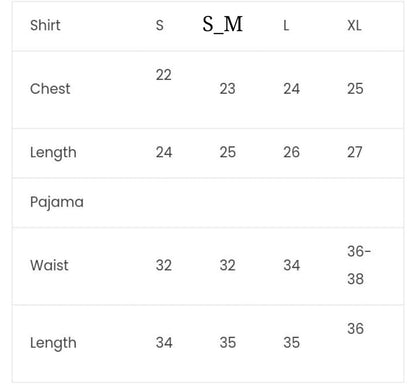 Silk PJ Night Suit Set