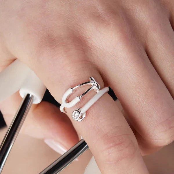 Stethoscope Enamel Ring