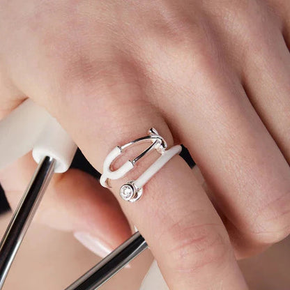 Stethoscope Enamel Ring