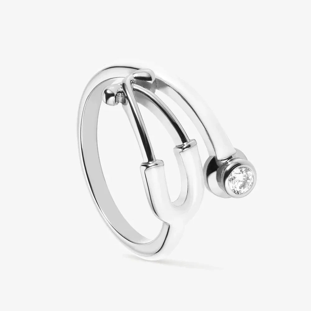 Stethoscope Enamel Ring