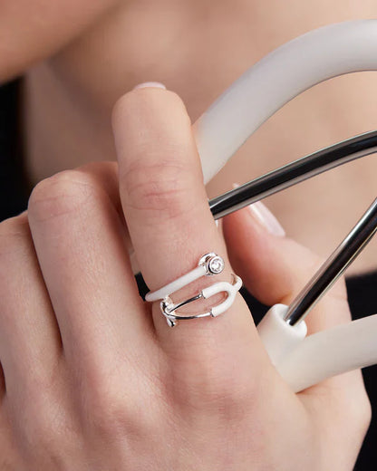 Stethoscope Enamel Ring