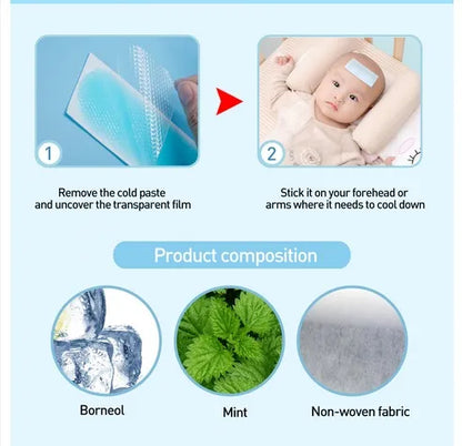COOLING PATCHES FOR FEVER DOWN  pack of 6