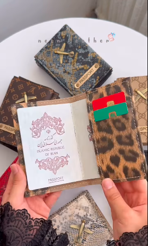 Premium Passport Cover with Metal Logo