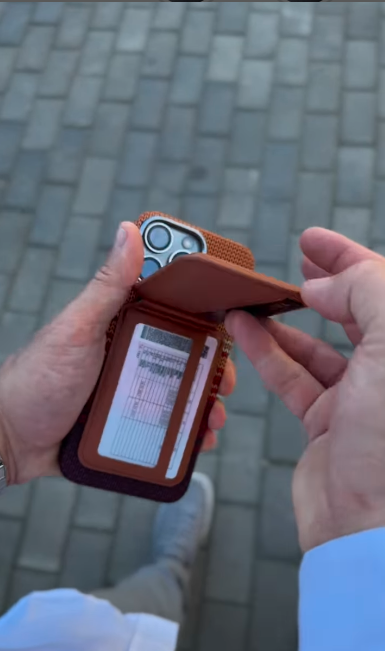 Phone Magnetic Wallet With Card Slot