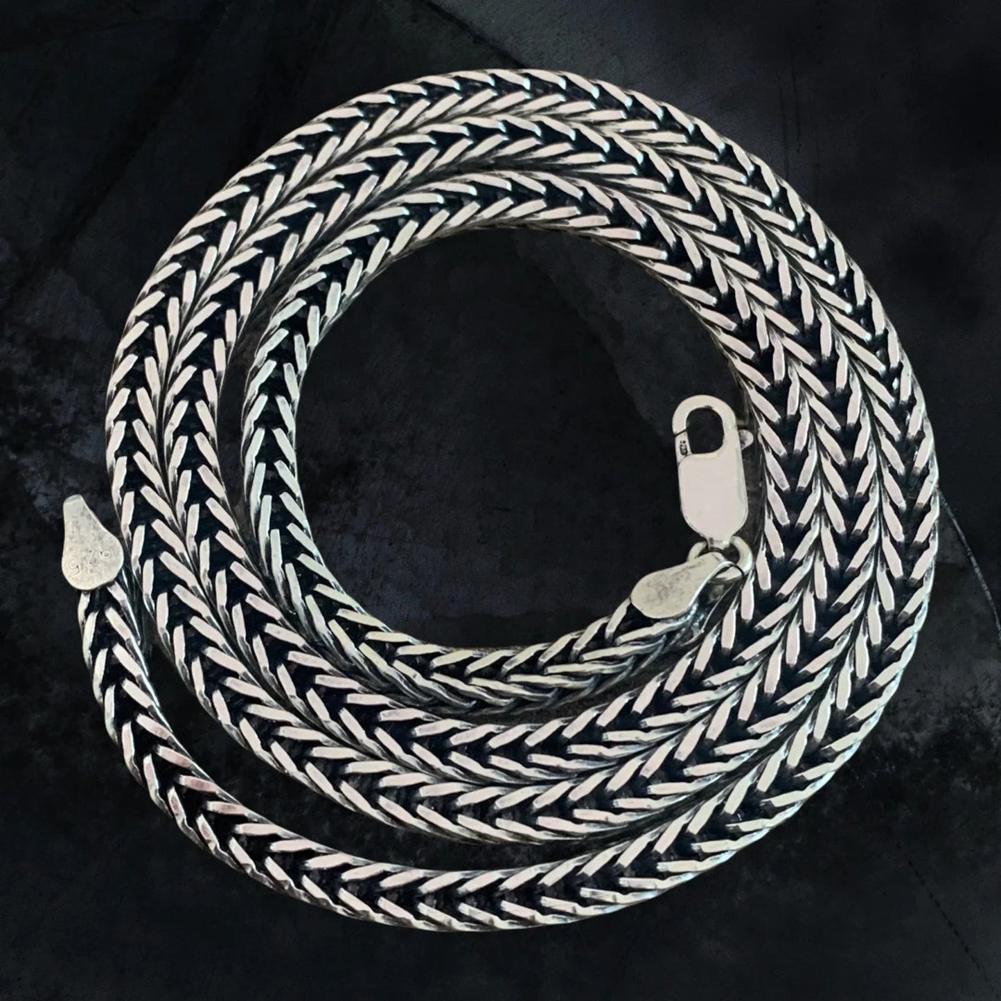 Sterling Silver Foxtail Chain