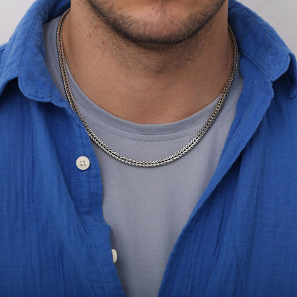 Sterling Silver Foxtail Chain