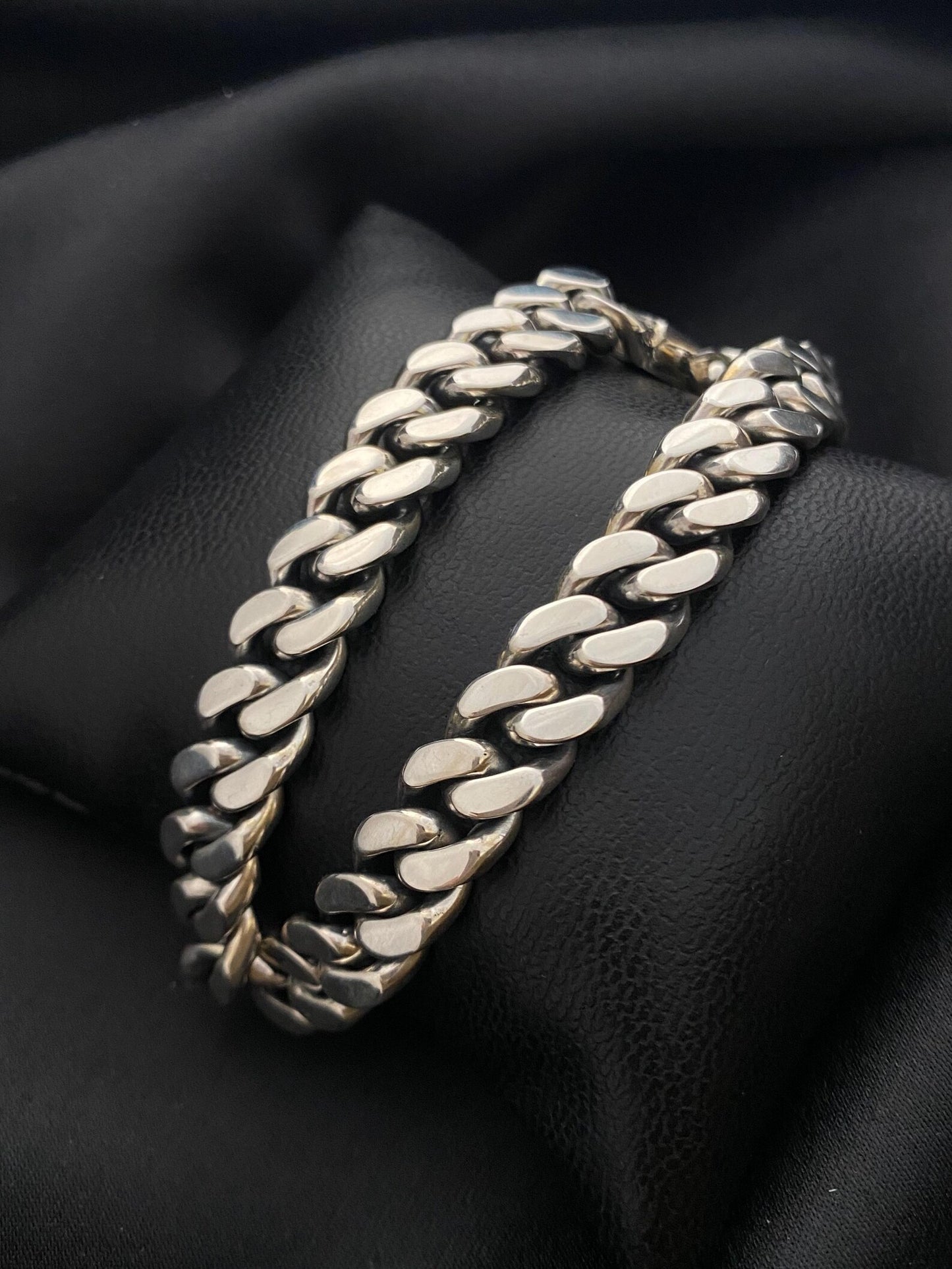 Silver Diamond Cut Cuban Neck Chain