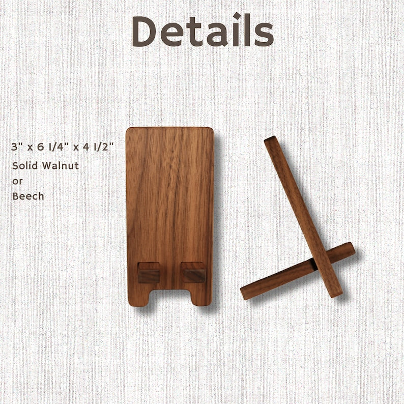 WOODEN MOBILE PHONE STAND