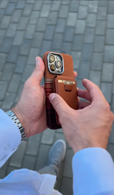 Phone Magnetic Wallet With Card Slot