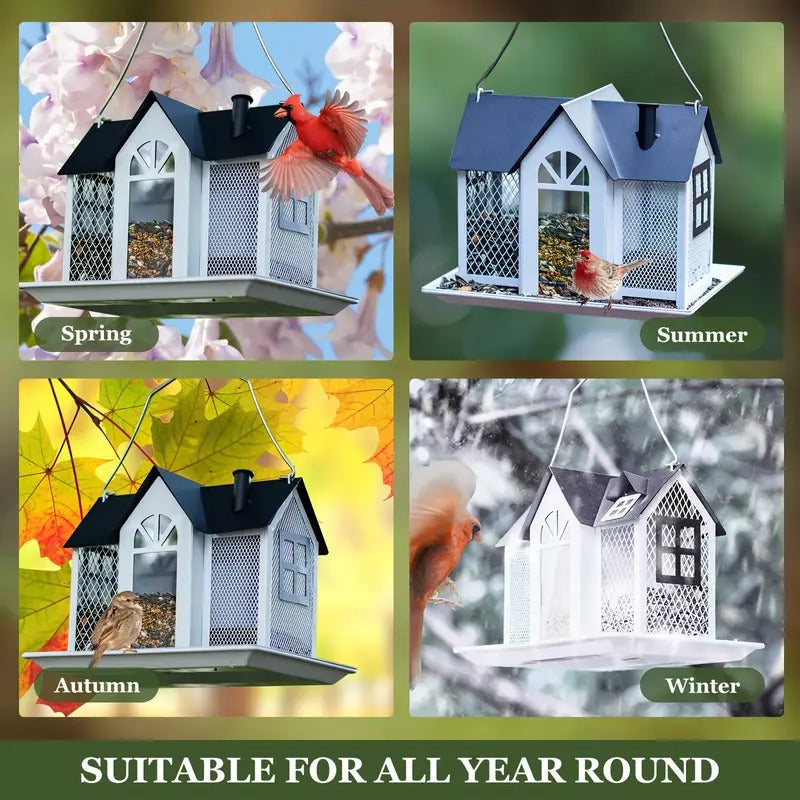 BIRD OUTDOOR FEEDER HOUSE