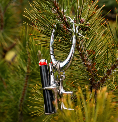 Star Sparkle Oval keychain