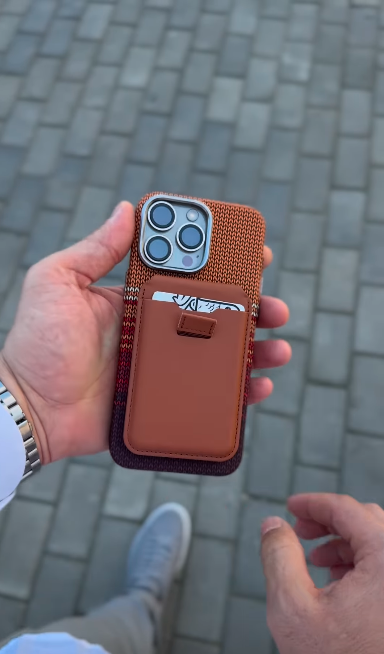 Phone Magnetic Wallet With Card Slot